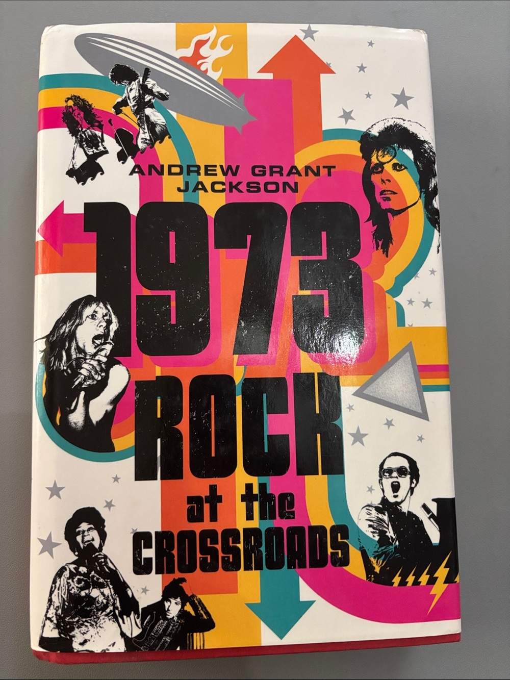 1973 Rock at the Crossroads Hardcover Book - Multicolor EUC